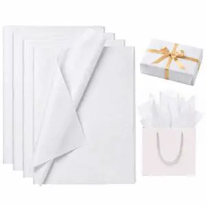 400 Sheets White Tissue Paper, 14x20 Tissue Paper for Gift Bags 400 Sheets White Tissue Paper, 14x20 Tissue Paper for Gift Bags