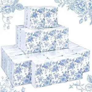 50 Bulk Blue Floral Tissue Packs Summer Vintage Flower Mini Travel Size Facial Tissues Chinoiserie Flower Portable Pocket Tissue for Wedding Party Supplies 50 Bulk Blue Floral Tissue Packs Summer Vintage Flower Mini Travel Size Facial Tissues Chinoiserie Flower Portable Pocket Tissue for Wedding Party Supplies