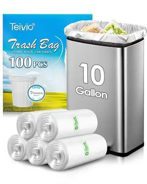 Medium Black Trash Bags 10 Gallon 100 Count Kitchen Garbage Bags | Fit 30-35 Liters,6,7,8,9,10Gal, Plastic Waste Basket Bins Can Liners for Home Bathroom Office Car,Unscented Medium Black Trash Bags 10 Gallon 100 Count Kitchen Garbage Bags | Fit 30-35 Liters,6,7,8,9,10Gal, Plastic Waste Basket Bins Can Liners for Home Bathroom Office Car,Unscented