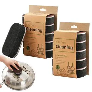 Magic Sponge Erasers, Shower & Tub Scrubber Sponge, Multi-Functional Household Cleaning Supplies Cleaner for Kitchen, Bathroom, Bathtub, Sink, Wall Cleaner (5PCS) Magic Sponge Erasers, Shower & Tub Scrubber Sponge, Multi-Functional Household Cleaning Supplies Cleaner for Kitchen, Bathroom, Bathtub, Sink, Wall Cleaner (5PCS)