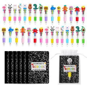 30 Sets Welcome Back to School Gifts Bulk Cute Multicolor Ballpoint Composition Notebook Greeting Cards with Organza Bags First Day of School Gifts for Students Teacher Classroom Party Favors Rewards 30 Sets Welcome Back to School Gifts Bulk Cute Multicolor Ballpoint Composition Notebook Greeting Cards with Organza Bags First Day of School Gifts for Students Teacher Classroom Party Favors Rewards