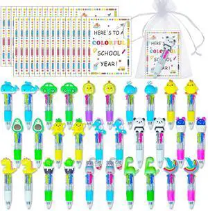 Back to School Gifts for Student - 30 Set Cute 4 in 1 Multicolor Pen, Welcome First Day Of School Gift from Teacher, Meet the Teacher Present Bulk for Kids, Classroom Reward Favors Supplies Back to School Gifts for Student - 30 Set Cute 4 in 1 Multicolor Pen, Welcome First Day Of School Gift from Teacher, Meet the Teacher Present Bulk for Kids, Classroom Reward Favors Supplies