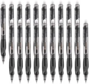 Retractable Erasable Gel Pens, 0.5mm Fine Point, 20 Black Ink Pens, Make Mistakes Disappear, Smooth Writing for Office & Back-to-School Supplies (20 Black) Retractable Erasable Gel Pens, 0.5mm Fine Point, 20 Black Ink Pens, Make Mistakes Disappear, Smooth Writing for Office & Back-to-School Supplies (20 Black)