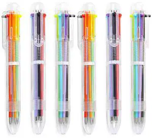 23 Pack 0.5mm 6-in-1 Multicolor Ballpoint Pen 6 Colors Retractable Ballpoint Pens Kids Party Favors Pen (23 Pack) 23 Pack 0.5mm 6-in-1 Multicolor Ballpoint Pen 6 Colors Retractable Ballpoint Pens Kids Party Favors Pen (23 Pack)