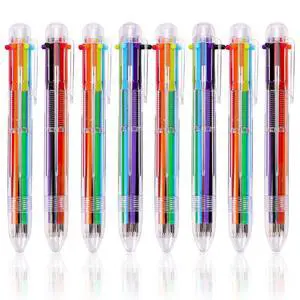 Multicolor Ballpoint Pens 28 Pack 6 in 1 Retractable 0.5mm | 6 Ink Colors in Each Pen, Retractable Design, 0.5mm Tip, for Students School Office Supplies and Gifts Multicolor Ballpoint Pens 28 Pack 6 in 1 Retractable 0.5mm | 6 Ink Colors in Each Pen, Retractable Design, 0.5mm Tip, for Students School Office Supplies and Gifts