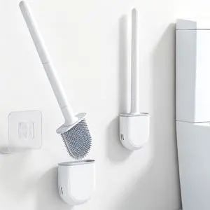 RV Toilet Brush Silicone, Wall Mounted Bowl Brush with Holder for Camper | Silicone RV Toilet Bowl Brush with Wall Mount Holder, No-Drip Compact Design for Camper, Travel Trailer, Motorhome and Boat RV Toilet Brush Silicone, Wall Mounted Bowl Brush with Holder for Camper | Silicone RV Toilet Bowl Brush with Wall Mount Holder, No-Drip Compact Design for Camper, Travel Trailer, Motorhome and Boat