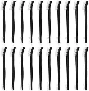 20Pcs Double-Ended Cleaning Brushes, Plastic Small Cleaning Brush Stiff Bristles Crevice Brushes All Purpose Detailing Brush for Bathroom Kitchen Home Small Space 20Pcs Double-Ended Cleaning Brushes, Plastic Small Cleaning Brush Stiff Bristles Crevice Brushes All Purpose Detailing Brush for Bathroom Kitchen Home Small Space