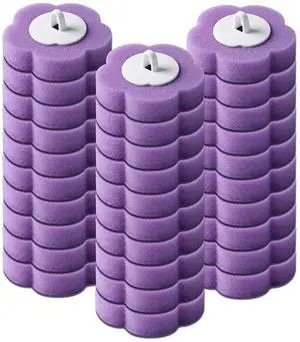 30 Disposable Toilet Brush Refills, Lavender Scented Toilet Wand Refill Pad | Replacement Toilet Cleaner Refill Heads for Toilet Bowl Deep Scrubbing 30 Disposable Toilet Brush Refills, Lavender Scented Toilet Wand Refill Pad | Replacement Toilet Cleaner Refill Heads for Toilet Bowl Deep Scrubbing
