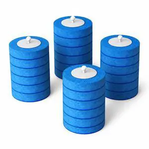 24PCS Disposable Toilet Brush Refills, Replacement Pads for Toilet Wand, Replacement Heads for Hard Water Stains & Limescale (Blue) 24PCS Disposable Toilet Brush Refills, Replacement Pads for Toilet Wand, Replacement Heads for Hard Water Stains & Limescale (Blue)