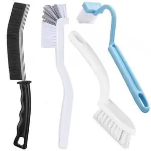 Grout Tile Brush, Under Rim Toilet Brush, Crevice Cleaning Brush Gap Cleaner Tool for Bathroom/Shower/Kitchen/Window Groove Corner Rim Cleaning Grout Tile Brush, Under Rim Toilet Brush, Crevice Cleaning Brush Gap Cleaner Tool for Bathroom/Shower/Kitchen/Window Groove Corner Rim Cleaning