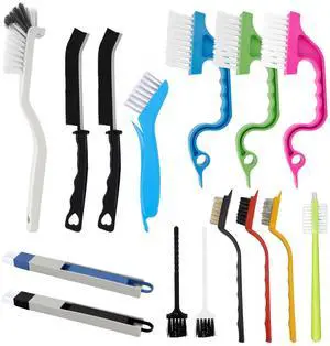 15Pcs Crevice Cleaning Brush Groove Gap Hard Bristle Cleaning Tool Small Clean Brush for Cleaning Sink Toilet Kitchen Door Window Track Cup Teapot 15Pcs Crevice Cleaning Brush Groove Gap Hard Bristle Cleaning Tool Small Clean Brush for Cleaning Sink Toilet Kitchen Door Window Track Cup Teapot