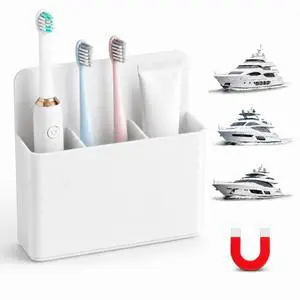 Magnetic Toothbrush Holder for Cruise Essentials 2026, Magnet Wall Mounted Organizer for Small Spaces Cruise Cabins BathroomAlaska/Caribbean Cruise Ship Travel Must Haves Magnetic Toothbrush Holder for Cruise Essentials 2026, Magnet Wall Mounted Organizer for Small Spaces Cruise Cabins BathroomAlaska/Caribbean Cruise Ship Travel Must Haves