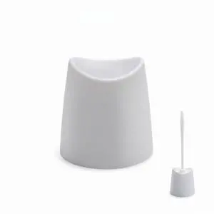 Toilet Brush Holder Only, The Crisp White Toilet Brush Holder is Suitable for Many Toilet Brushes and can Effectively Conceal the Toilet Brush, for Bathroom/Restroom Storage Toilet Brush Holder Only, The Crisp White Toilet Brush Holder is Suitable for Many Toilet Brushes and can Effectively Conceal the Toilet Brush, for Bathroom/Restroom Storage