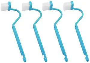 4PCS V-Shape Plastic Curved Brush Blue 7.9x1.4 inch Toilet Corner Edge Cleaning Brush S-Shape Toilet Cleaning Brush Curved Handle Sanitary Brush Bathroom Brush 4PCS V-Shape Plastic Curved Brush Blue 7.9x1.4 inch Toilet Corner Edge Cleaning Brush S-Shape Toilet Cleaning Brush Curved Handle Sanitary Brush Bathroom Brush