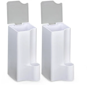 2 Pack Holder for Clorox Toilet Wand, Compatible with Clorox Toilet Wand Holder only, White & Gray 2 Pack Holder for Clorox Toilet Wand, Compatible with Clorox Toilet Wand Holder only, White & Gray