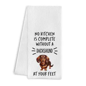 Dachshund Kitchen Hand Towels - Dachshund Wiener Dog Gifts for Women, Weiner Dog Decor, Dachshund Dish Tea Towels 16 X 24 Inches Dachshund Kitchen Hand Towels - Dachshund Wiener Dog Gifts for Women, Weiner Dog Decor, Dachshund Dish Tea Towels 16 X 24 Inches