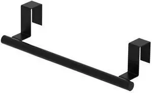 Cabinet Door Towel Bar, Kitchen Towel Holder, Matte Black, Single | Extended Anti-Slip Arm, EVA Scratch Guard Pads, No-Drill Install, Stainless Steel Dish Towel Holder, Kitchen Towel Rack Cabinet Door Towel Bar, Kitchen Towel Holder, Matte Black, Single | Extended Anti-Slip Arm, EVA Scratch Guard Pads, No-Drill Install, Stainless Steel Dish Towel Holder, Kitchen Towel Rack