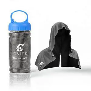 Cooling Hoodie Towels for Neck and Face, UPF 50 Sun Protection & Instant Cooling, Ice Towels for Hot Weather, Soft Breathable Towel for Sport, Work Out, Gym, Camping & More ActivitiesDark gray Cooling Hoodie Towels for Neck and Face, UPF 50 Sun Protection & Instant Cooling, Ice Towels for Hot Weather, Soft Breathable Towel for Sport, Work Out, Gym, Camping & More ActivitiesDark gray