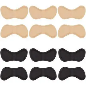 6 Pairs Heel Stickers Liner Cushion Pads for Loose Shoes Self-adhesive Shoe Filler Prevent Heel Slipping, Rubbing, Blisters, Foot Pain, and Improve Shoe Fit 6 Pairs Heel Stickers Liner Cushion Pads for Loose Shoes Self-adhesive Shoe Filler Prevent Heel Slipping, Rubbing, Blisters, Foot Pain, and Improve Shoe Fit