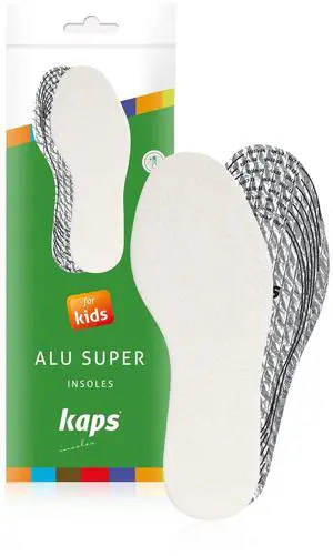 Alu Super Kids, Winter Shoe Insoles For Children, Insulation And Warmth, Cut To Size, Cut To Fit, Made In Europe, 1 Pair Alu Super Kids, Winter Shoe Insoles For Children, Insulation And Warmth, Cut To Size, Cut To Fit, Made In Europe, 1 Pair