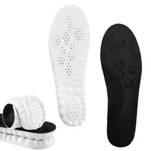 4D Men's and Women's Cloud Sole Memory Sponge Cloud Insole Super Soft Anti Fatigue, Shock Absorbent, Relieve Foot Pain (Black: 9-11 US) 4D Men's and Women's Cloud Sole Memory Sponge Cloud Insole Super Soft Anti Fatigue, Shock Absorbent, Relieve Foot Pain (Black: 9-11 US)