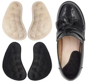Supination Insoles & Overpronation Insoles, Medial & Lateral Heel Cups for Foot Alignment, Knee Pain, Bow Legs, Osteoarthritis (Black+Beige) Supination Insoles & Overpronation Insoles, Medial & Lateral Heel Cups for Foot Alignment, Knee Pain, Bow Legs, Osteoarthritis (Black+Beige)