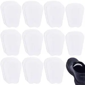 10 Pairs Self-Adhesive Felt Tongue Pads White Soft Cushion Inserts for Shoes Non-Slip Tongue Grips Foot Health Support Heel Grips Shoe Tongue Pads for Men Women Unisex 10 Pairs Self-Adhesive Felt Tongue Pads White Soft Cushion Inserts for Shoes Non-Slip Tongue Grips Foot Health Support Heel Grips Shoe Tongue Pads for Men Women Unisex