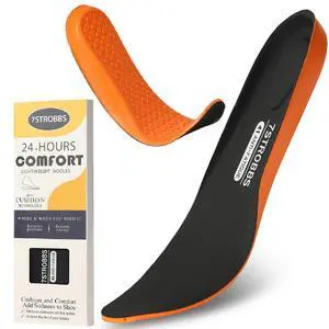 Cushion Insoles for Mens,Shock Absorbing Gel Shoe Inserts for Foot Pain Relief,Replacement Comfort Inner Soles for Work Boots and All Day StandingBlack-US13 Cushion Insoles for Mens,Shock Absorbing Gel Shoe Inserts for Foot Pain Relief,Replacement Comfort Inner Soles for Work Boots and All Day StandingBlack-US13