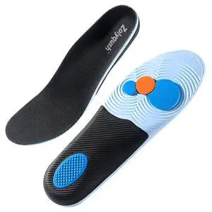 Work Insoles, Arch Support, Black, Women 8-9 / Men 7-7.5 | EVA cushioning for standing, walking, work boots, sneakers, and daily shoes; contoured support with a breathable top layer. Work Insoles, Arch Support, Black, Women 8-9 / Men 7-7.5 | EVA cushioning for standing, walking, work boots, sneakers, and daily shoes; contoured support with a breathable top layer.