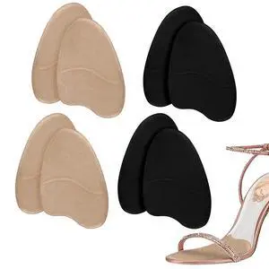4 Pairs Forefoot Cushion Inserts for Women Shoes | Non-Sliding Insole Pads, Open Toe Heel Pads, For Too Big Shoe, No Slip Heel Grips Liners, Ball of Foot Cushions 4 Pairs Forefoot Cushion Inserts for Women Shoes | Non-Sliding Insole Pads, Open Toe Heel Pads, For Too Big Shoe, No Slip Heel Grips Liners, Ball of Foot Cushions