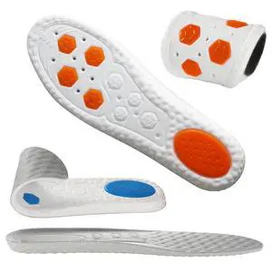 2 Pairs 4D Cloud Insoles for Men - Sports Comfort with Heel & Forefoot Shock Pads, Arch Support, Trim - to - Fit, Foot Pain Relief, Sweat - Wicking & BreathableUS M 7.5-10.5 2 Pairs 4D Cloud Insoles for Men - Sports Comfort with Heel & Forefoot Shock Pads, Arch Support, Trim - to - Fit, Foot Pain Relief, Sweat - Wicking & BreathableUS M 7.5-10.5
