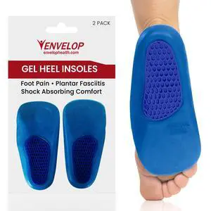 Gel Insoles for Women, Men & Flat Feet - 3/4 Arch Support Insoles for Plantar Fasciitis, Orthotic Shoe Insoles for Foot Pain Relief | For Plantar Fasciitis, Orthotic Shoe Insoles for Foot Pain Relief Gel Insoles for Women, Men & Flat Feet - 3/4 Arch Support Insoles for Plantar Fasciitis, Orthotic Shoe Insoles for Foot Pain Relief | For Plantar Fasciitis, Orthotic Shoe Insoles for Foot Pain Relief