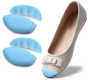 Shoe Inserts - Toe Cushion Inserts, Big Shoe Fillers - Casual, Sports, Boots - Half Size Bigger - Blue Shoe Inserts - Toe Cushion Inserts, Big Shoe Fillers - Casual, Sports, Boots - Half Size Bigger - Blue