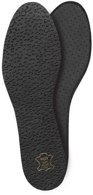 PECARI 100% Genuine Leather Black Shoe Insoles with Breathable Active Carbon Latex Foam, Keeps Odour Away (35 EUR/US 4 Women) PECARI 100% Genuine Leather Black Shoe Insoles with Breathable Active Carbon Latex Foam, Keeps Odour Away (35 EUR/US 4 Women)