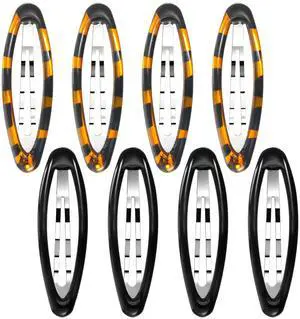 8 Pcs Hair Clip Barrettes for Women, Oval Large Snap Hair Clips, Non-Slip Metal Hairs Barrettes, Women's Accessories 8 Pcs Hair Clip Barrettes for Women, Oval Large Snap Hair Clips, Non-Slip Metal Hairs Barrettes, Women's Accessories