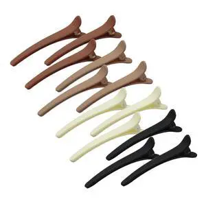 Matte Duckbill Styling Hair Clips 3.07 Inch No-Crease Sectioning Barrettes for Women & Girls, Hair Accessories in 4 Colors(12Pack) Matte Duckbill Styling Hair Clips 3.07 Inch No-Crease Sectioning Barrettes for Women & Girls, Hair Accessories in 4 Colors(12Pack)