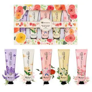 Hand Cream Vegan Friendly,5 x 30ml, Pack of 5,for Dry Cracked Hands,Daily Moisturising hand Lotion gift set,Mothers Day gifts for women Hand Cream Vegan Friendly,5 x 30ml, Pack of 5,for Dry Cracked Hands,Daily Moisturising hand Lotion gift set,Mothers Day gifts for women