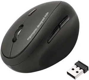 Wireless Ergonomic Mouse, Optical Vertical Ergo Mice for Small Hands, Reduce Wrist Strain, 800/1200/1600 DPI, 5 Buttons, Compatible with MacBook, Laptop, Windows, Mac OS, Black Wireless Ergonomic Mouse, Optical Vertical Ergo Mice for Small Hands, Reduce Wrist Strain, 800/1200/1600 DPI, 5 Buttons, Compatible with MacBook, Laptop, Windows, Mac OS, Black