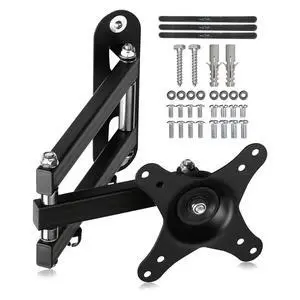 TV Wall Bracket Mount Swivel and Tilt for Most 15"-32" LED, LCD, OLED Flat Screen TVs and Monitors with VESA 75x75-100x100mm up to 13kg Full Motion Monitor Wall Bracket MA2720 TV Wall Bracket Mount Swivel and Tilt for Most 15"-32" LED, LCD, OLED Flat Screen TVs and Monitors with VESA 75x75-100x100mm up to 13kg Full Motion Monitor Wall Bracket MA2720