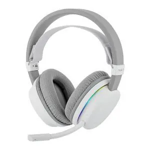 Wireless Gaming Headset for PS4/PS5/PC/Switch, Over-Ear Headphones with Detachable Noise Canceling Mic, RGB, Surround Sound, 60H Battery, 2.4GHz/BT/Wired (White) Wireless Gaming Headset for PS4/PS5/PC/Switch, Over-Ear Headphones with Detachable Noise Canceling Mic, RGB, Surround Sound, 60H Battery, 2.4GHz/BT/Wired (White)
