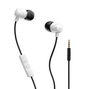 Jib Wired Earbuds with 3.5mm AUX Plug, Noise Isolating Fit, in-Line Microphone Call and Track Control, Convenient for Travel - White Jib Wired Earbuds with 3.5mm AUX Plug, Noise Isolating Fit, in-Line Microphone Call and Track Control, Convenient for Travel - White