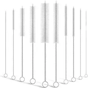 Packs Premium Straw Cleaner Brush in Mixed Sizes, 8IN Long Reusable Stainless Steel Cleaning Brushes Set with Soft Sturdy Nylon Bristles for Metal Straws, Sippy Cups, Tumblers & Bottles Packs Premium Straw Cleaner Brush in Mixed Sizes, 8IN Long Reusable Stainless Steel Cleaning Brushes Set with Soft Sturdy Nylon Bristles for Metal Straws, Sippy Cups, Tumblers & Bottles