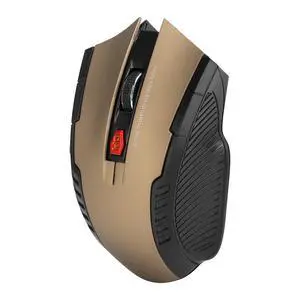 Mechanical Gaming 2.4G Mouse, 1000/1200/1600 3-Speed DPI Ergonomic Mouse with A USB Receiver, for Office/Home/Desktop/Computer/Notebook (Gold) Mechanical Gaming 2.4G Mouse, 1000/1200/1600 3-Speed DPI Ergonomic Mouse with A USB Receiver, for Office/Home/Desktop/Computer/Notebook (Gold)