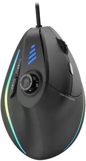 Gaming Mouse with 5 D Rocker, Vertical Ergonomic Mouse with 11 Programmable Buttons, 10000 DPI, On-Board Memory, Optical Computer Mice for PC/Laptop/E-Sports/Gamer (Wired) Gaming Mouse with 5 D Rocker, Vertical Ergonomic Mouse with 11 Programmable Buttons, 10000 DPI, On-Board Memory, Optical Computer Mice for PC/Laptop/E-Sports/Gamer (Wired)