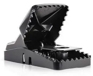 Large Powerful Rat Traps - Kills Instantly with Powerful Steel Spring - Setup in Seconds - Wash & Reuse Over & Over - Hands Free Disposal - Rat Control Without Harmful Poisons (4) Large Powerful Rat Traps - Kills Instantly with Powerful Steel Spring - Setup in Seconds - Wash & Reuse Over & Over - Hands Free Disposal - Rat Control Without Harmful Poisons (4)
