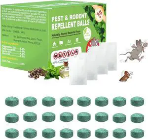 Mouse Deterrent Balls for Indoor Outdoor Areas, 24 Pack Peppermint Oil Scent Pouches for Garage Basement Kitchen RV Storage Spaces, Safe for Pets & Family Mouse Deterrent Balls for Indoor Outdoor Areas, 24 Pack Peppermint Oil Scent Pouches for Garage Basement Kitchen RV Storage Spaces, Safe for Pets & Family