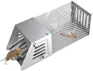 Humane Mousetrap and Rat Trap - Reusable Continuous Capture Design, Humane Indoor Mousetrap, Catch and Release Mousetrap for Home Humane Mousetrap and Rat Trap - Reusable Continuous Capture Design, Humane Indoor Mousetrap, Catch and Release Mousetrap for Home