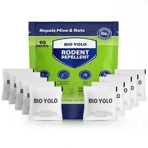 Rodent Repellent Pouches Peppermint Oil, Plant-Powered Repels Mice, Rats & Squirrels, Mouse Repellent Protects Indoor, Car, RV, Boat, Garage & Cabin 10 Pouches Rodent Repellent Pouches Peppermint Oil, Plant-Powered Repels Mice, Rats & Squirrels, Mouse Repellent Protects Indoor, Car, RV, Boat, Garage & Cabin 10 Pouches