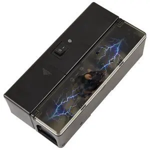 Electric Mouse Trap,Smart Electronic Mouse Trap,Escape-Proof Design Mice Traps,Battery Powered with Alert Light Electric Mouse Trap,Smart Electronic Mouse Trap,Escape-Proof Design Mice Traps,Battery Powered with Alert Light
