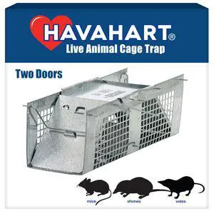 X-Small Animal Trap, 2-Door Humane Trap for Mice, Voles, Shrews X-Small Animal Trap, 2-Door Humane Trap for Mice, Voles, Shrews